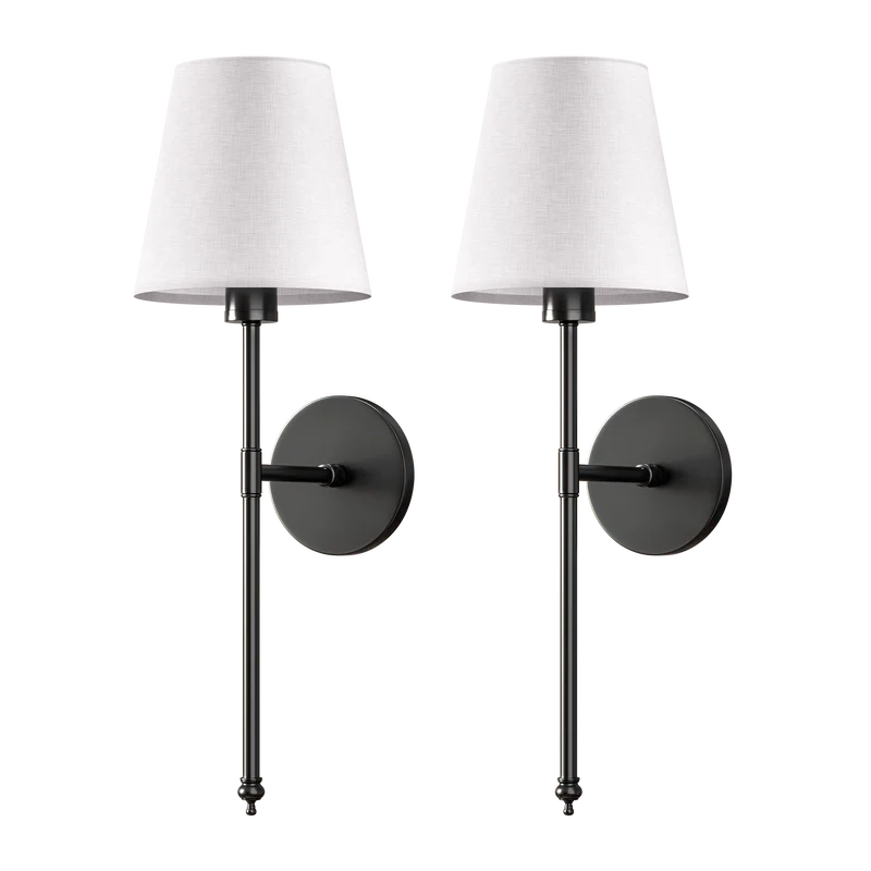 Wandlamp Zonder Boren Draadloos 2-Delig Afstandsbediening Dimbaar Kleurtemperatuur Verstelbaar | Sansoti