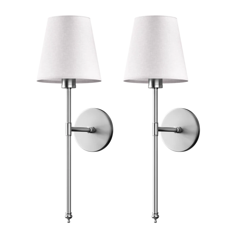 Wandlamp Zonder Boren Draadloos 2-Delig Afstandsbediening Dimbaar Kleurtemperatuur Verstelbaar | Sansoti