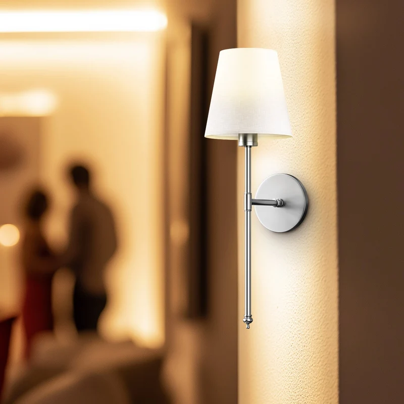 Wandlamp Zonder Boren Draadloos 2-Delig Afstandsbediening Dimbaar Kleurtemperatuur Verstelbaar | Sansoti
