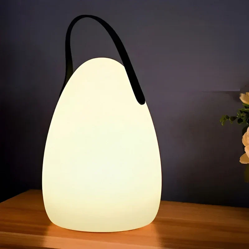 Draadloze Oplaadbare Tafellamp Waterdicht LED 16 Kleuren met Afstandsbediening voor Binnen en Buiten | Sansoti