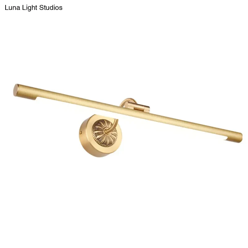 Verstelbare Wandlamp LED met Zwenkarm Metaal voor Badkamer Spiegel Verlichting Zwart Brons 17-30cm Modern | Sansoti
