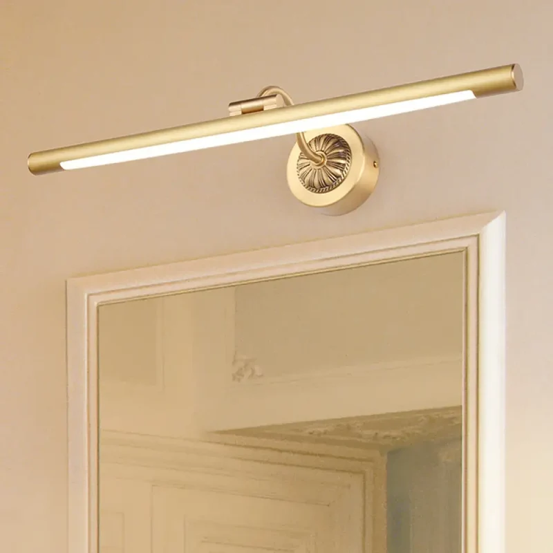 Verstelbare Wandlamp LED met Zwenkarm Metaal voor Badkamer Spiegel Verlichting Zwart Brons 17-30cm Modern | Sansoti