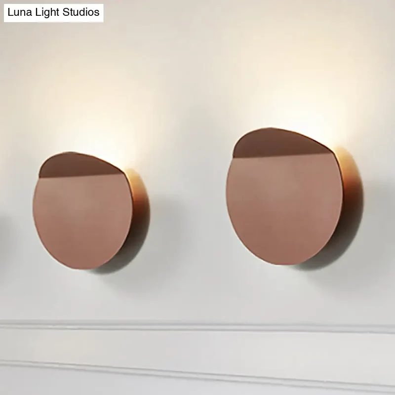 Ronde Wandlamp Metaal LED Dimbaar Warm Wit Gang Hal Corridor Modern Scandinavisch Design Sfeervol Licht | Sansoti