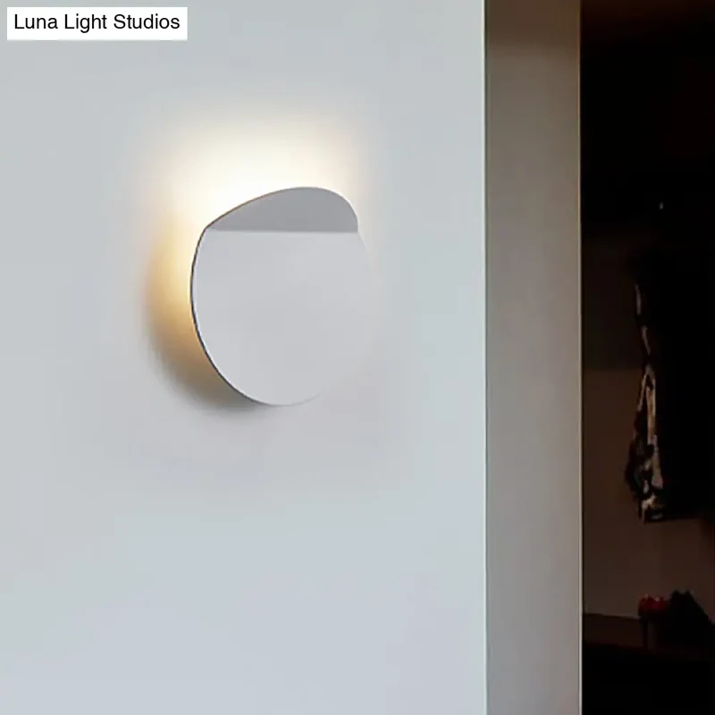 Ronde Wandlamp Metaal LED Dimbaar Warm Wit Gang Hal Corridor Modern Scandinavisch Design Sfeervol Licht | Sansoti