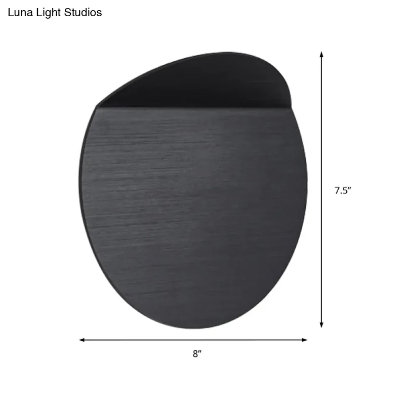 Ronde Wandlamp Metaal LED Dimbaar Warm Wit Gang Hal Corridor Modern Scandinavisch Design Sfeervol Licht | Sansoti
