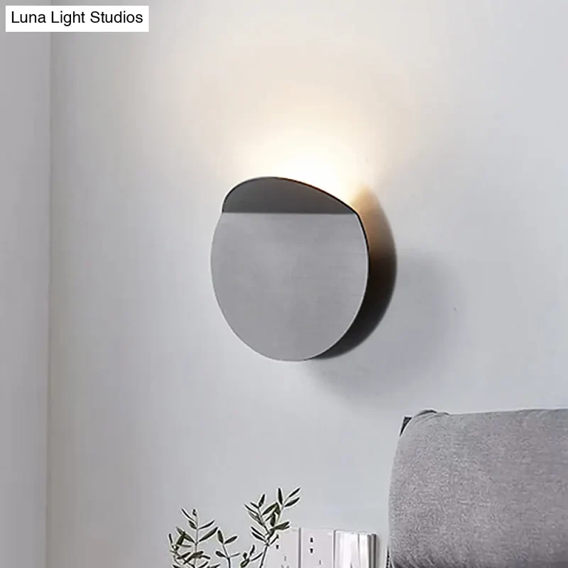 Ronde Wandlamp Metaal LED Dimbaar Warm Wit Gang Hal Corridor Modern Scandinavisch Design Sfeervol Licht | Sansoti