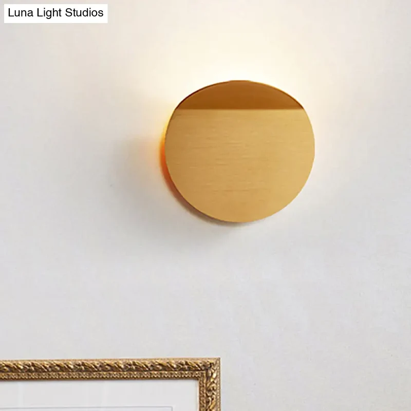 Ronde Wandlamp Metaal LED Dimbaar Warm Wit Gang Hal Corridor Modern Scandinavisch Design Sfeervol Licht | Sansoti