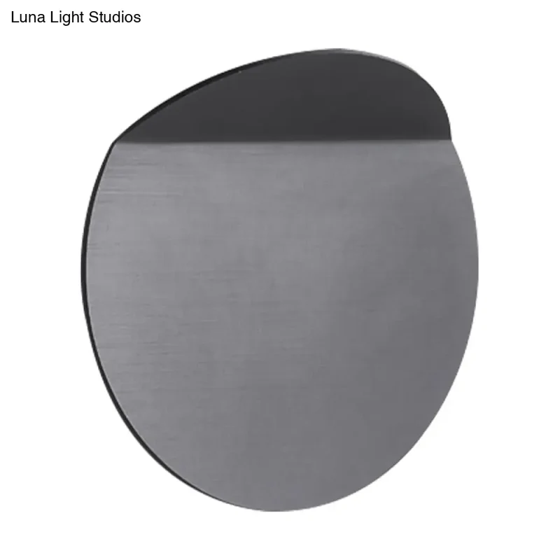 Ronde Wandlamp Metaal LED Dimbaar Warm Wit Gang Hal Corridor Modern Scandinavisch Design Sfeervol Licht | Sansoti
