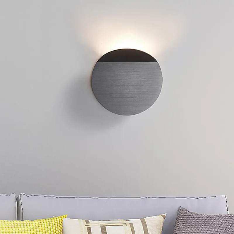 Ronde Wandlamp Metaal LED Dimbaar Warm Wit Gang Hal Corridor Modern Scandinavisch Design Sfeervol Licht | Sansoti