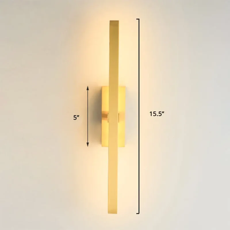 Draaibare LED Wandlamp Aluminium Zwart Goud Verstelbaar Modern Design Sfeerverlichting Woonkamer Slaapkamer | Sansoti