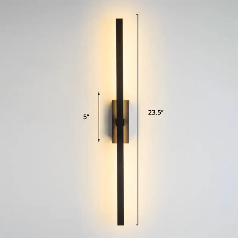 Draaibare LED Wandlamp Aluminium Zwart Goud Verstelbaar Modern Design Sfeerverlichting Woonkamer Slaapkamer | Sansoti