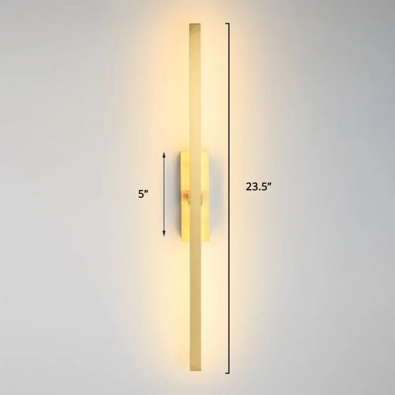 Draaibare LED Wandlamp Aluminium Zwart Goud Verstelbaar Modern Design Sfeerverlichting Woonkamer Slaapkamer | Sansoti