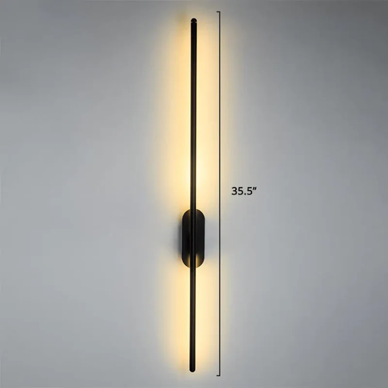 Draaibare LED Wandlamp Aluminium Zwart Goud Verstelbaar Modern Design Sfeerverlichting Woonkamer Slaapkamer | Sansoti