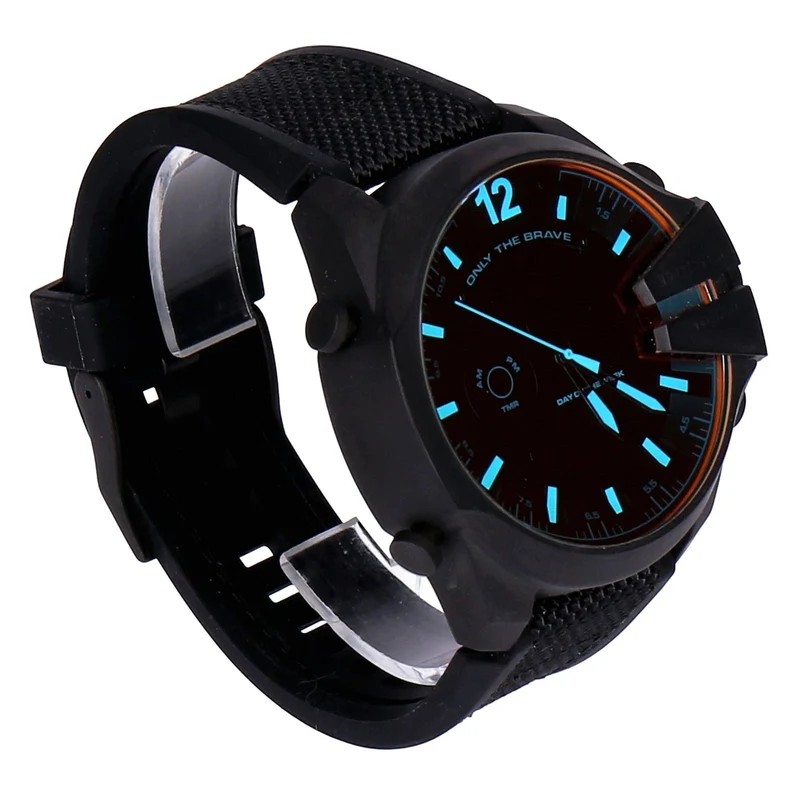 Diesel Mega Chief Herren Armbanduhr Schwarz 59 mm DZ4548