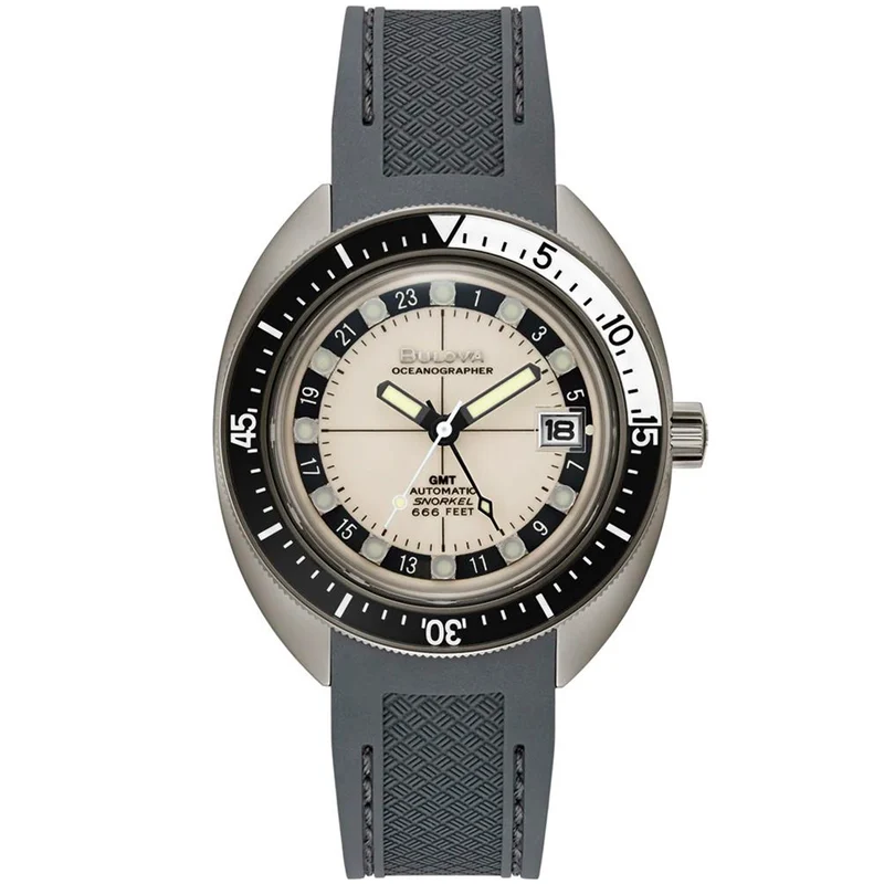 Bulova Oceanographer GMT 98B407 Herren • Automatikwerk mit GMT • Saphirglas