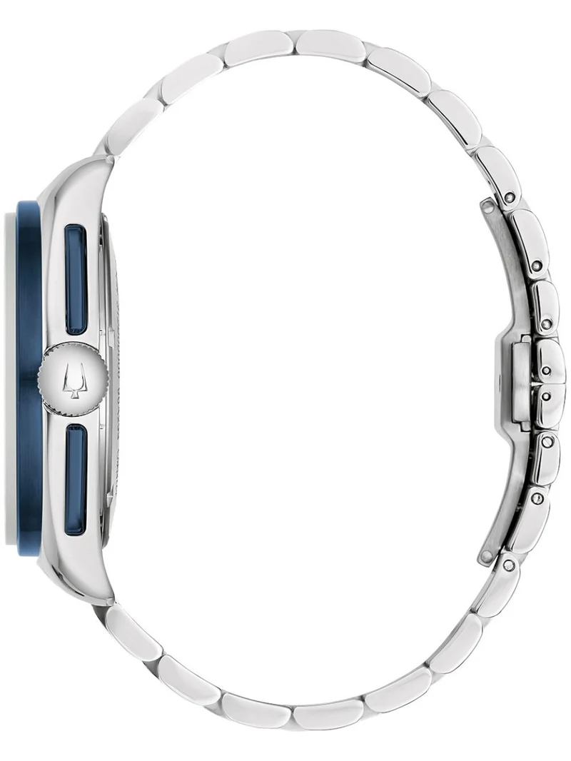 Bulova Lunar Pilot 98A329 Herrenuhr Blau • Saphirglas • Limited Edition