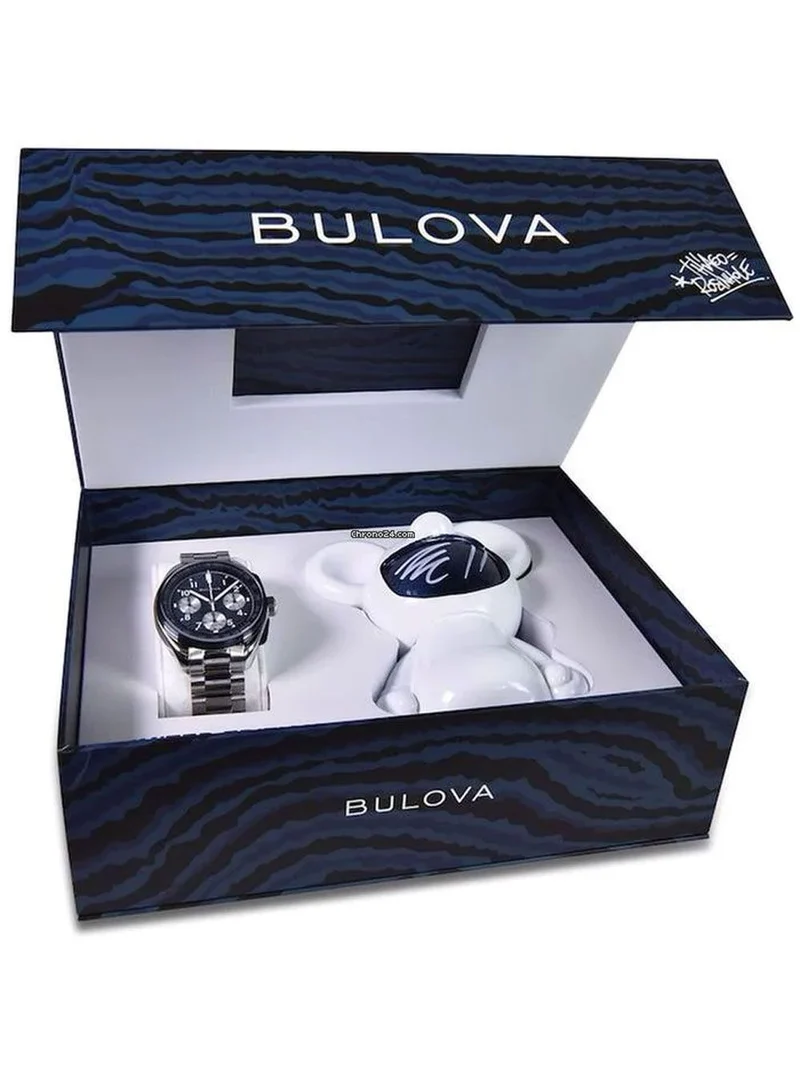 Bulova Lunar Pilot 98A329 Herrenuhr Blau • Saphirglas • Limited Edition