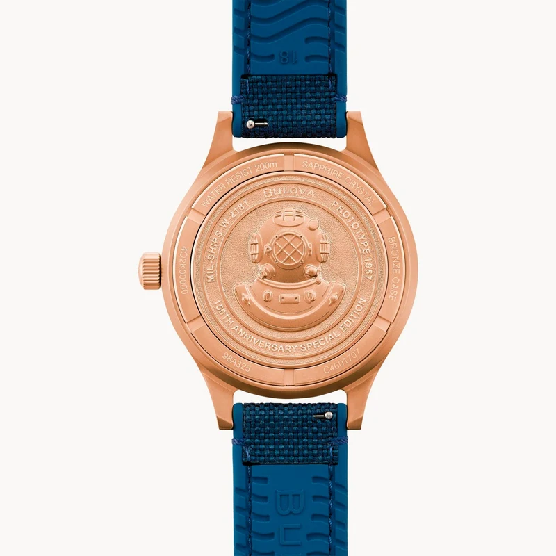 Bulova MIL-SHIPS 98A325 Herrenuhr Bronze • Automatikwerk • Saphirglas