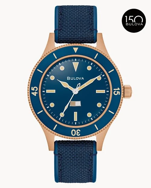 Bulova MIL-SHIPS 98A325 Herrenuhr Bronze • Automatikwerk • Saphirglas