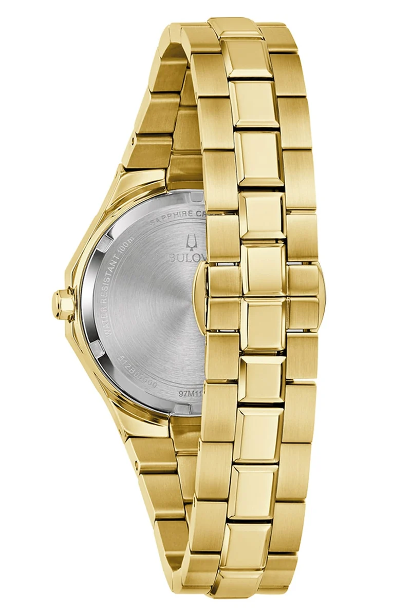 Bulova Classic 97M119 Damenuhr Weiß • Saphirglas • Super-LumiNova