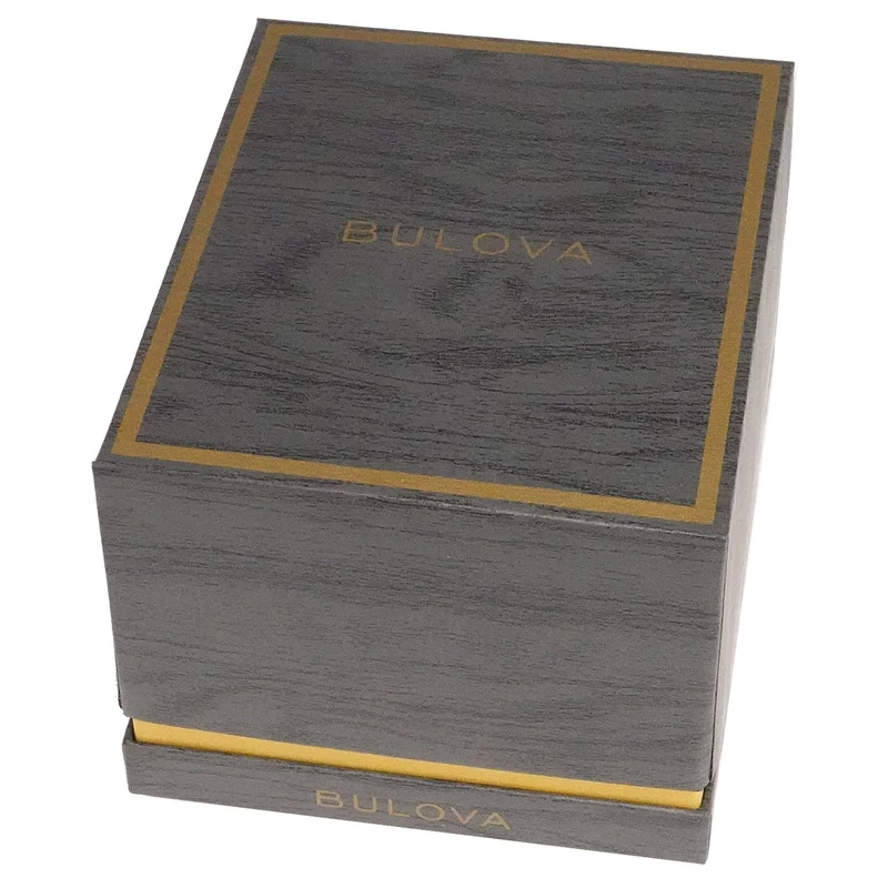 Bulova Ring Watch 97L188 Damen Armbanduhr Elfenbein • Saphirglas • Historisches Archiv-Design