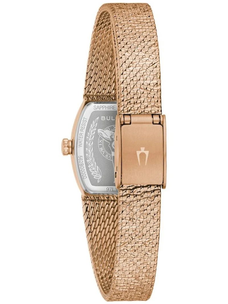 Bulova Goddess of Time 97L185 Damenuhr Roségold • Saphirglas • Quarzwerk