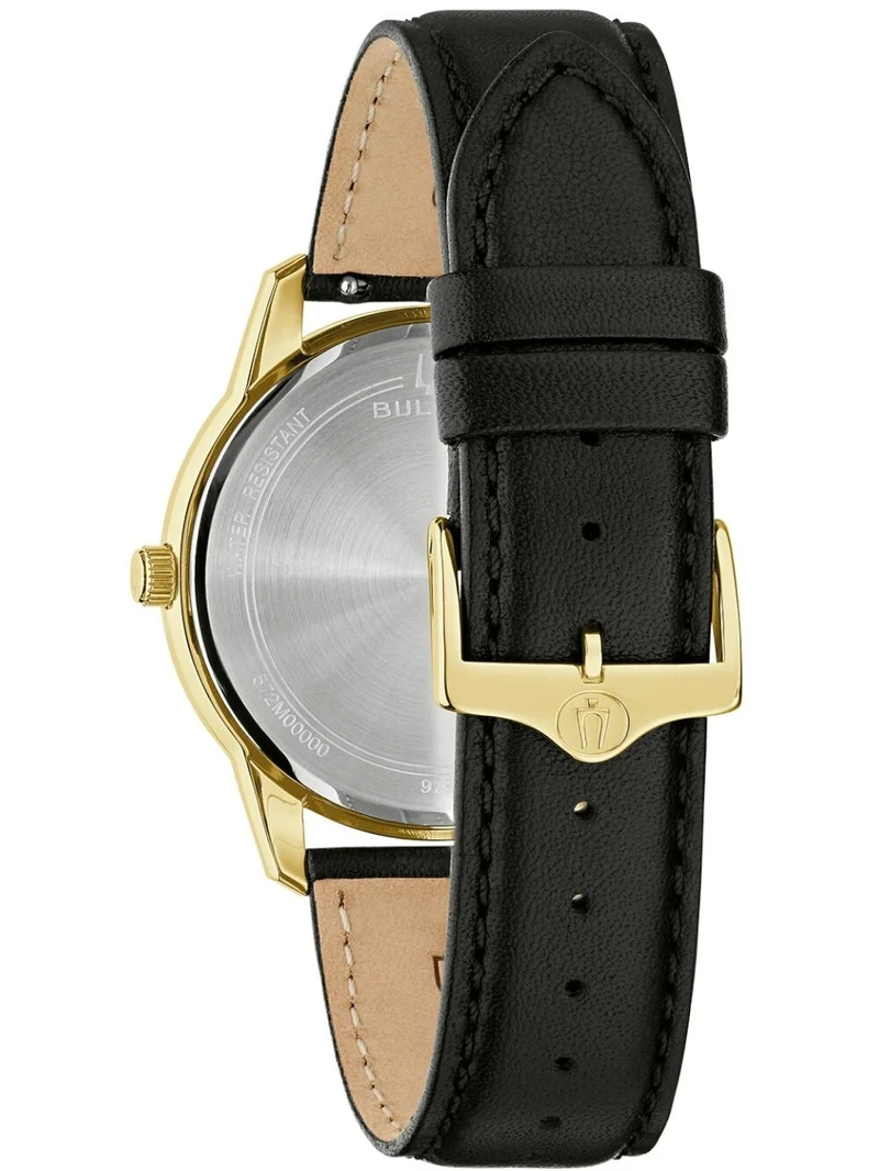 Bulova Classic 97B238 Herren Armbanduhr Weiß • Miyota Quarzwerk • Mineralglas gewölbt