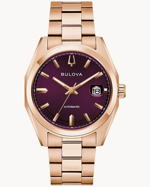 Bulova Surveyor 97B234 Herren Automatik • Saphirglas • Roségold-PVD Edelstahl