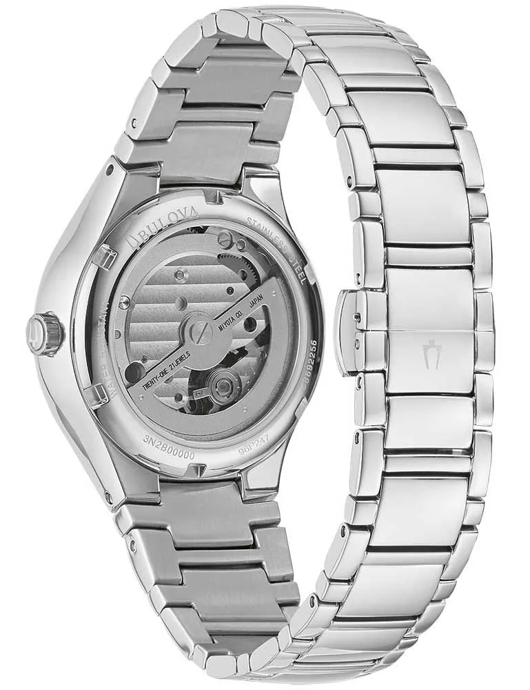 Bulova Sutton 96P247 Damen Automatik • Skelett-Zifferblatt • Mineralglas