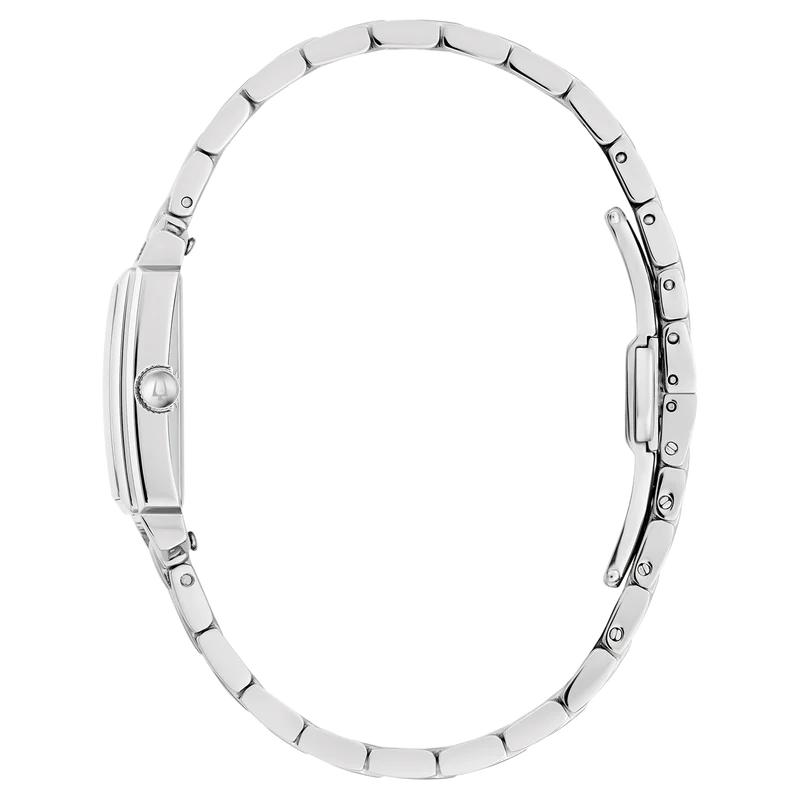 Bulova Sutton 96P244 Damen Armbanduhr • Perlmutt-Zifferblatt • 8 Diamanten