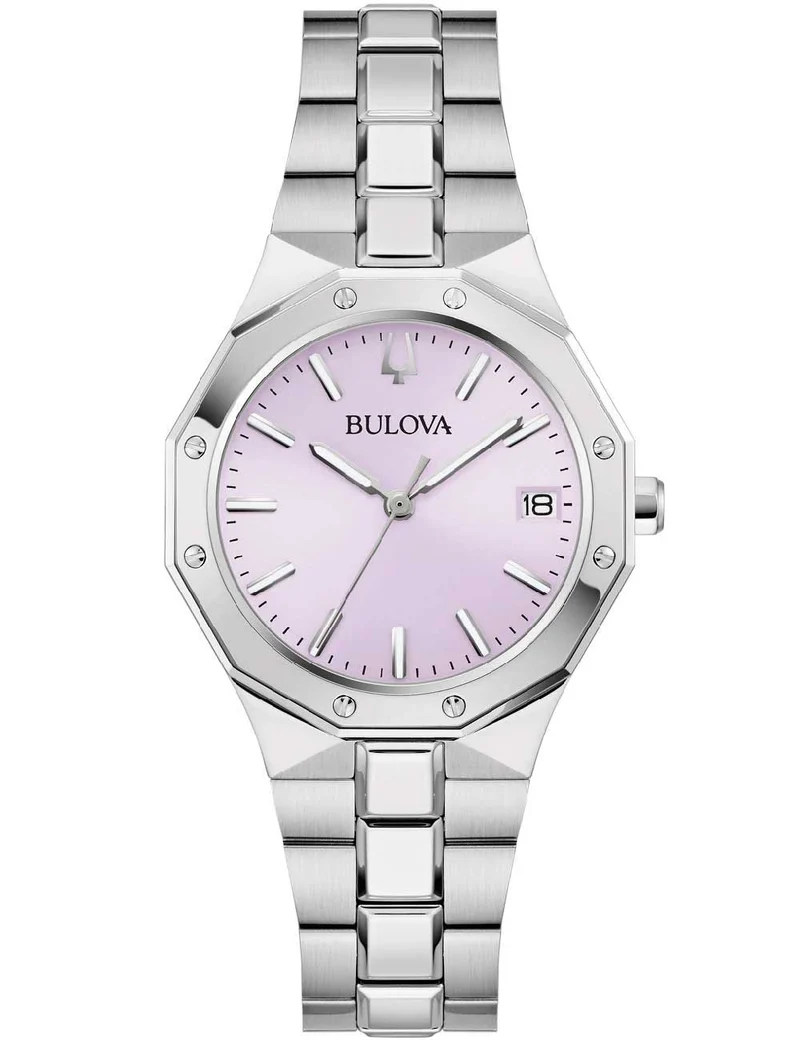 Bulova Classic 96M170 Damenuhr Silber • Saphirglas mit Antireflexbeschichtung • Leuchtzeiger