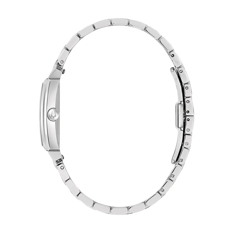Bulova Sutton 96L349 Damen Armbanduhr Silber • Edelstahlgehäuse • Analoges Quarzwerk