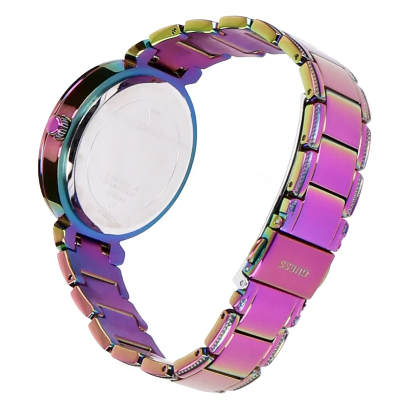 Guess Damen Analog Armbanduhr Queen Mehrfarbig