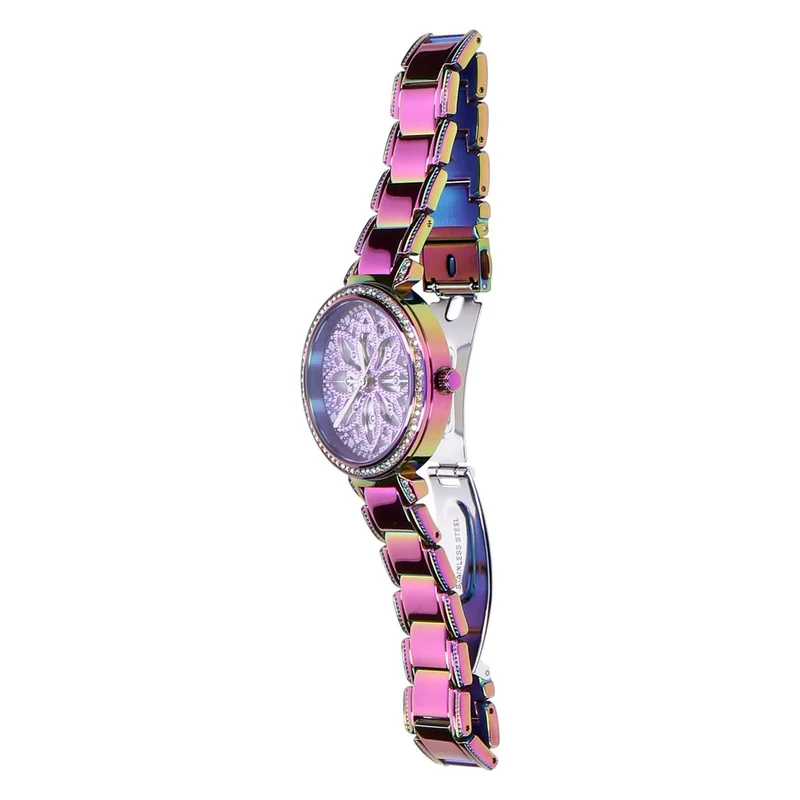 Guess Damen Analog Armbanduhr Queen Mehrfarbig