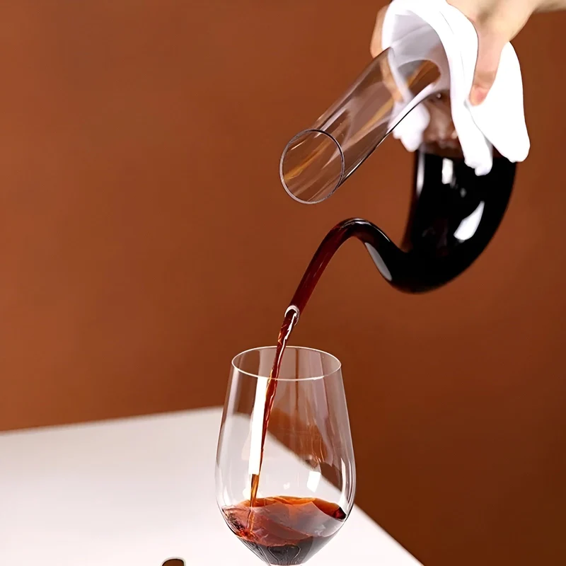 Wijnkaraf Met Beluchter 1500ml Kristalglas Handgeblazen | Sansoti
