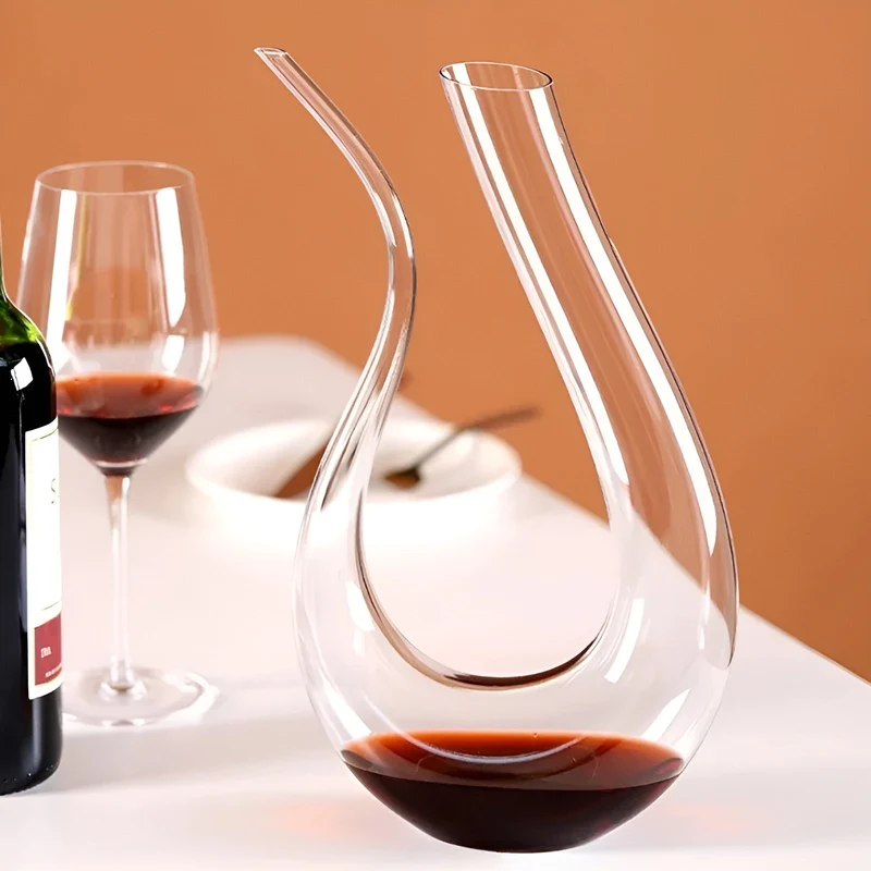 Wijnkaraf Met Beluchter 1500ml Kristalglas Handgeblazen | Sansoti