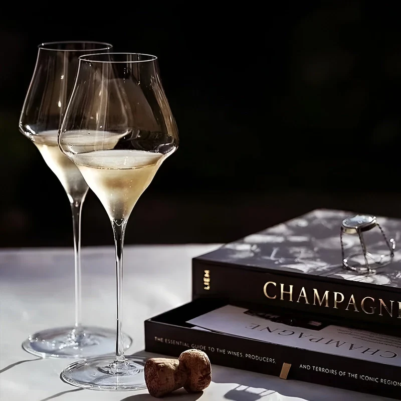 Wijnglas Kristal Dunwandig 390-760ml Champagne Glas Elegant | Sansoti