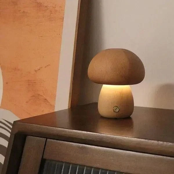 Tafellamp Paddenstoel Dimbaar USB Oplaadbaar Warm Wit | Sansoti