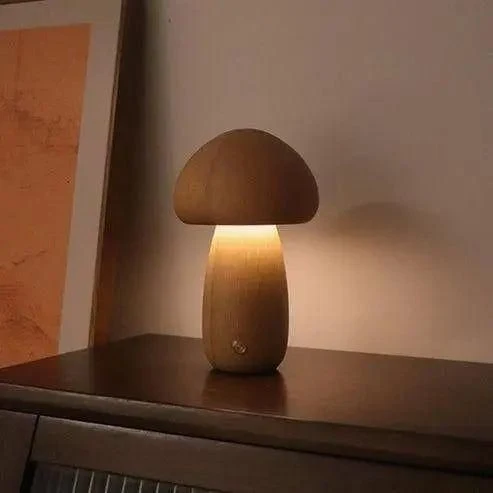 Tafellamp Paddenstoel Dimbaar USB Oplaadbaar Warm Wit | Sansoti