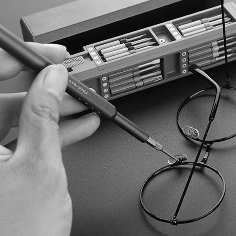 Schroevendraaier Set Precisie Magnetisch Chroom Vanadium Compact Met Opbergkoffer | Sansoti