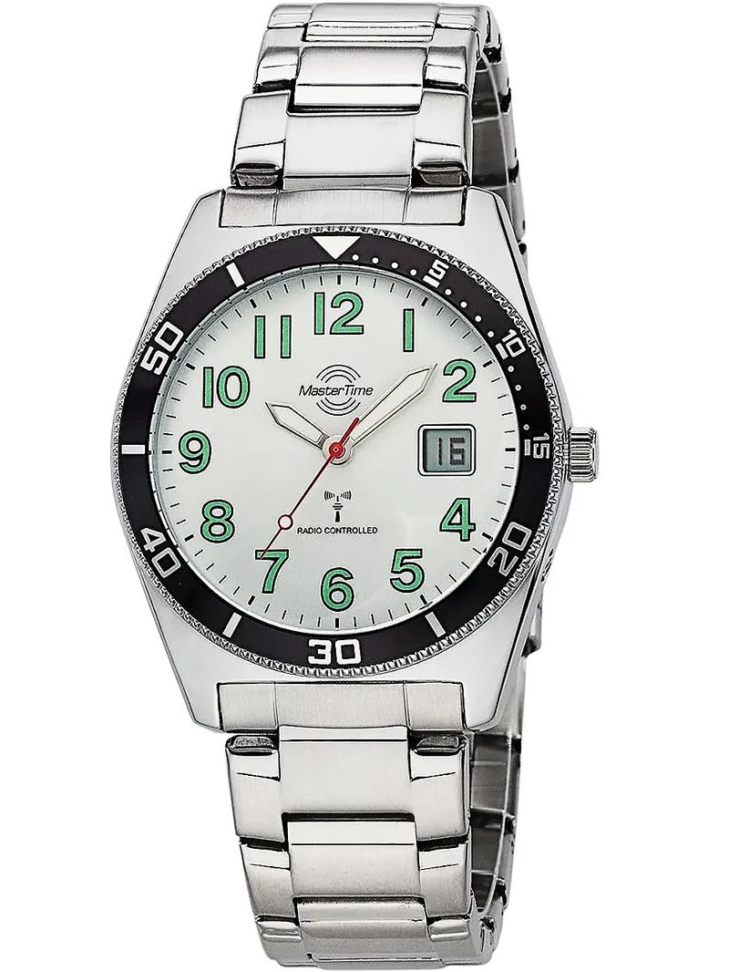 Master Time Super Power MTGA-10859-41M Herrenuhr • Funk-Präzision • Edelstahl-Design
