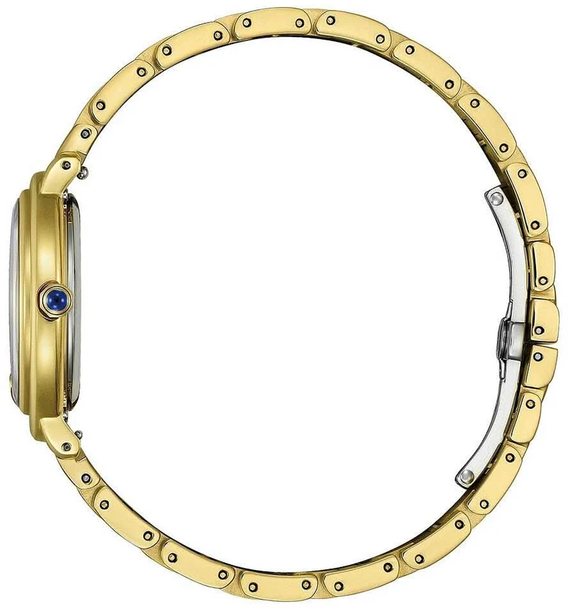 Citizen L Arcly EM1092-64D Damenuhr • Eco-Drive Solar • Perlmutt & Diamanten