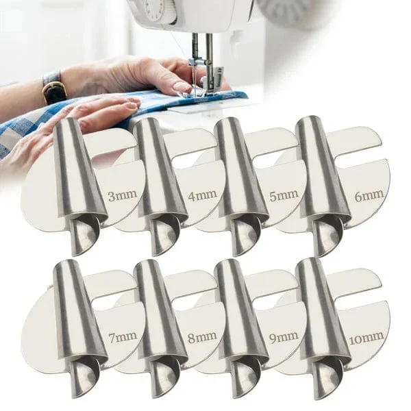 Spiraalzoomvoet Set 8 Delig RVS 3-10mm Naaimachine Accessoire | Sansoti
