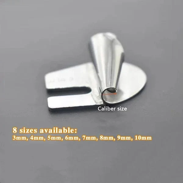 Spiraalzoomvoet Set 8 Delig RVS 3-10mm Naaimachine Accessoire | Sansoti