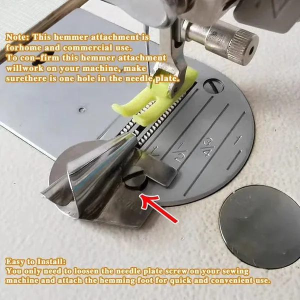 Spiraalzoomvoet Set 8 Delig RVS 3-10mm Naaimachine Accessoire | Sansoti