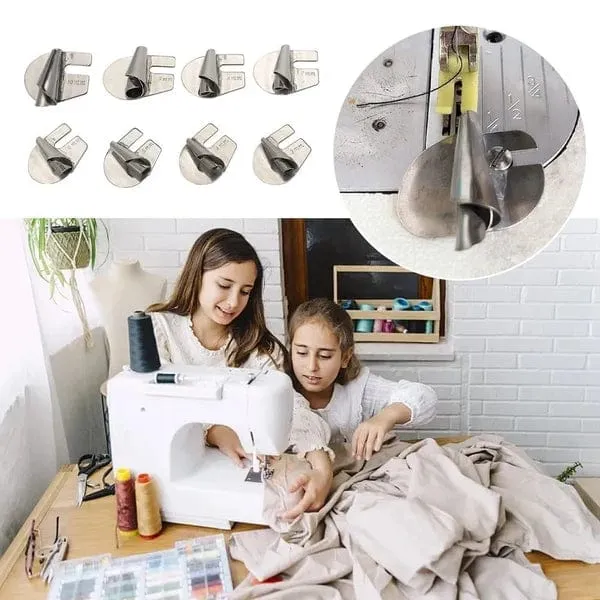 Spiraalzoomvoet Set 8 Delig RVS 3-10mm Naaimachine Accessoire | Sansoti