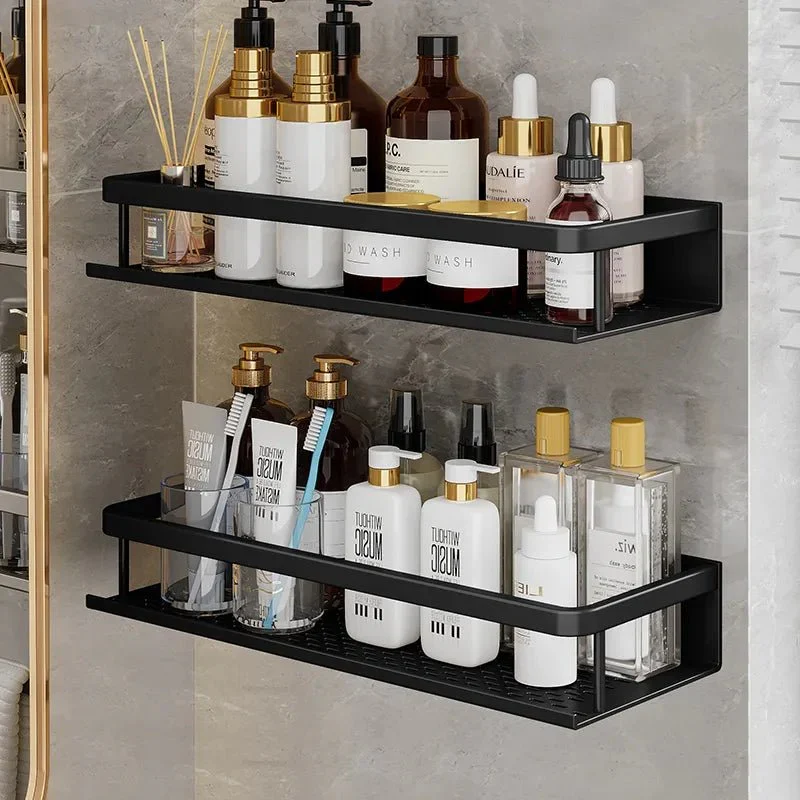 Wandrek voor Douche – Zwart Mat Aluminium, Roestvrij & Minimalistisch | Sansoti