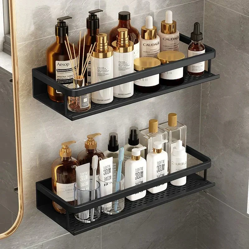Wandrek voor Douche – Zwart Mat Aluminium, Roestvrij & Minimalistisch | Sansoti