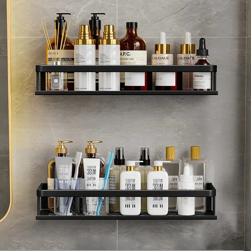 Wandrek voor Douche – Zwart Mat Aluminium, Roestvrij & Minimalistisch | Sansoti