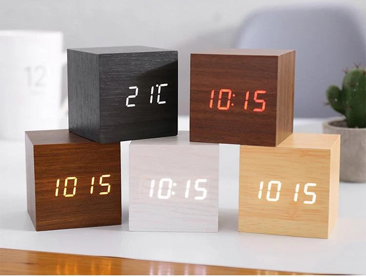 LED Wekker met Minimalistisch Design & Slimme Functies | Sansoti